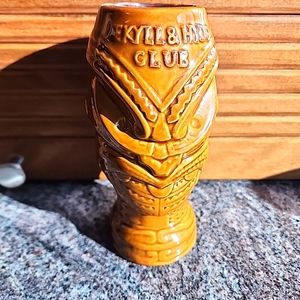 Vintage Tiki Jekyll and Hyde Club Golden Brown Hawaiian Ceramic Mug